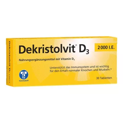 DEKRISTOLVIT D3 2,000 I.U. tablets, 30 pcs