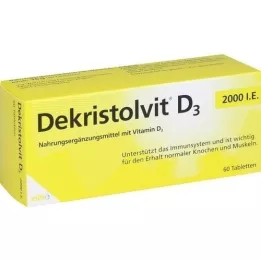 DEKRISTOLVIT D3 2,000 I.U. tablets, 60 pcs