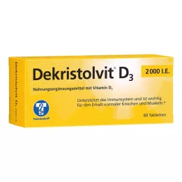 DEKRISTOLVIT D3 2,000 I.U. tablets, 60 pcs