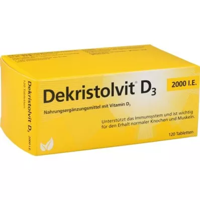 DEKRISTOLVIT D3 2,000 I.U. tablets, 120 pcs