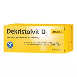 DEKRISTOLVIT D3 2,000 I.U. tablets, 120 pcs