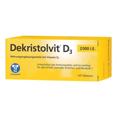 DEKRISTOLVIT D3 2,000 I.U. tablets, 120 pcs DEKRISTOLVIT D3 2,000 I.U. tablets, 120 pcs