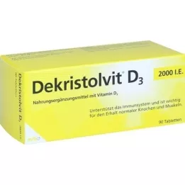 DEKRISTOLVIT D3 2,000 I.U. tablets, 90 pcs