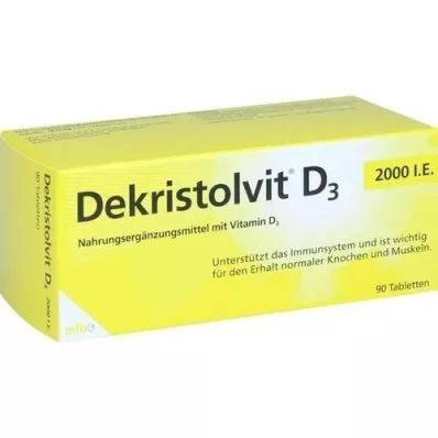 DEKRISTOLVIT D3 2,000 I.U. tablets, 90 pcs