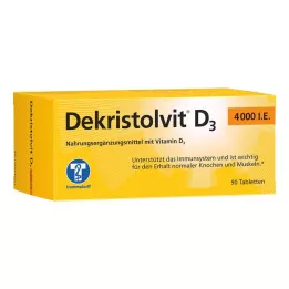 DEKRISTOLVIT D3 4,000 I.U. tablets, 90 pcs