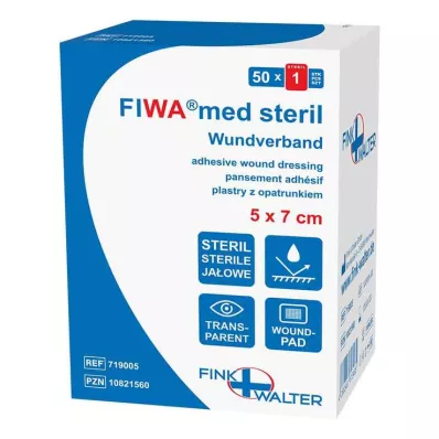WUNDVERBAND sterile 5x7 cm transparent, 50 pcs WUNDVERBAND sterile 5x7 cm transparent, 50 pcs