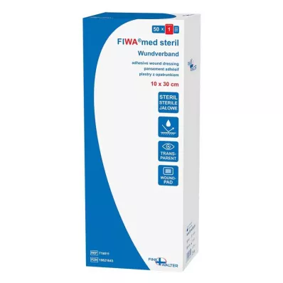 WUNDVERBAND sterile 10x15 cm transparent, 50 pcs