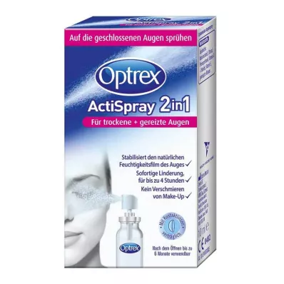 Optrex Actispray 2in1 for dry + irritated eyes, 10 ml Optrex Actispray 2in1 for dry + irritated eyes, 10 ml