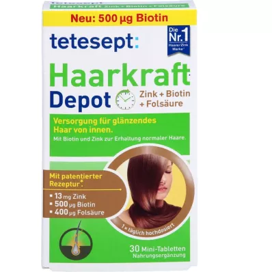 TETESEPT Hair Power Depot Film-Coated Tablets, 30 pcs