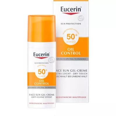 EUCERIN Sun Gel-Cream Oil Contr.Anti-Gl.Eff.LSF50+, 50 ml