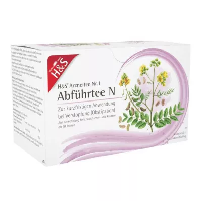 H&amp;S Laxative Tea N Filter Bag, 20X1.0 g