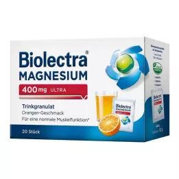 BIOLECTRA Magnesium 400 mg ultra Trinkgran.Orange, 20 pcs