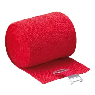 HÖGA-LASTIC Color Ideal Bandage 8 cmx5 m red cello., 1 pc