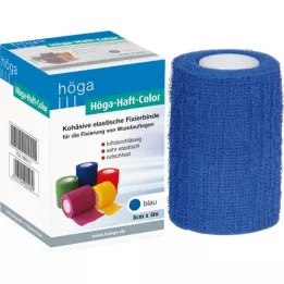 HÖGA-HAFT Color fixation tape 8 cm x 4 m blue, 1 pc