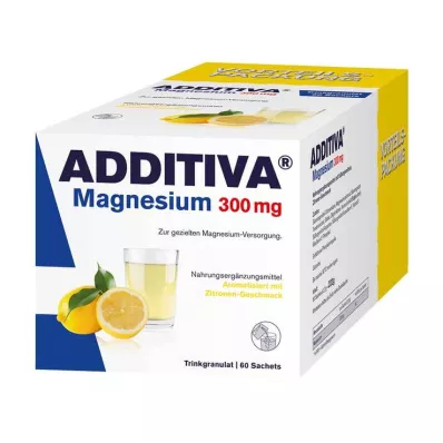 Additiva Magnesium 300 mg N powder, 60 pcs Additiva Magnesium 300 mg N powder, 60 pcs