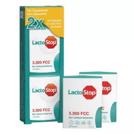 LACTOSTOP 3,300 FCC Tablets Click Dispenser Dop.Pa., 2X100 pc
