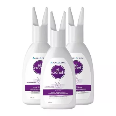 Ell-Cranell for hormonal-hereditary hair loss, 3x100 ml