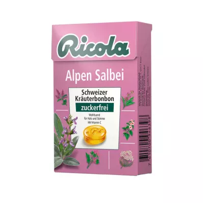 Ricola without sugar box of alpine sage sweets, 50 g Ricola without sugar box of alpine sage sweets, 50 g