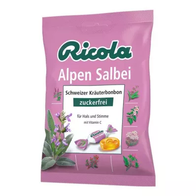 Ricola sugar-free Alpine sage sweets, 75 g