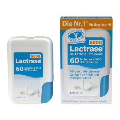 LACTRASE 6,000 FCC Tablets in click dispenser, 60 pcs