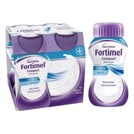 FORTIMEL Compact 2.4 neutral, 4X125 ml