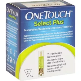 ONE TOUCH Select Plus blood glucose test strips, 50 pcs