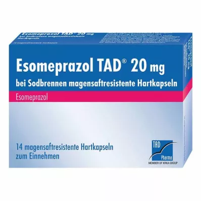Esomeprazole TAD® 20 mg for heartburn, 14 pcs