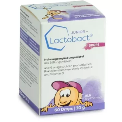 LACTOBACT Junior Drops lozenges, 60 pcs