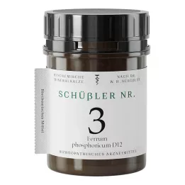 SCHÜSSLER No.3 Ferrum phosphoricum D 12 Tablets, 400 pc