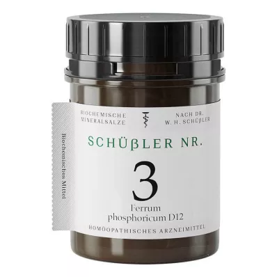 Schüssler No.3 Ferrum phosphoricum D 12 tablets, 400 pcs Schüssler No.3 Ferrum phosphoricum D 12 tablets, 400 pcs
