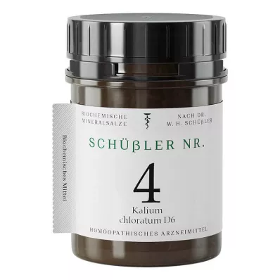 Schüssler No.4 Potassium chloratum D 6 tablets, 400 pcs Schüssler No.4 Potassium chloratum D 6 tablets, 400 pcs
