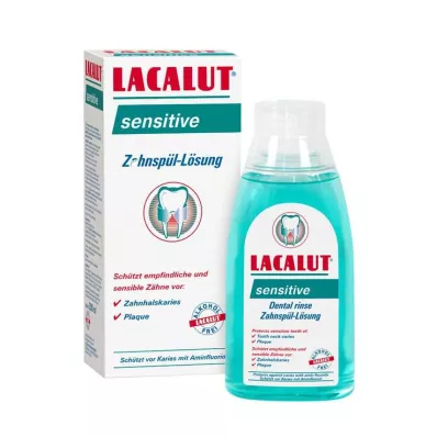 Lacalut sensitive tooth rinsing solution, 300 ml