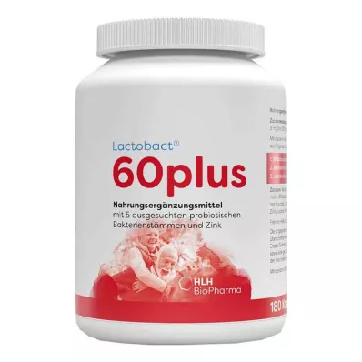 LACTOBACT 60plus enteric-coated capsules, 180 pcs LACTOBACT 60plus enteric-coated capsules, 180 pcs