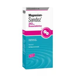 MAGNESIUM SANDOZ 243 mg Effervescent Tablets, 40 pcs