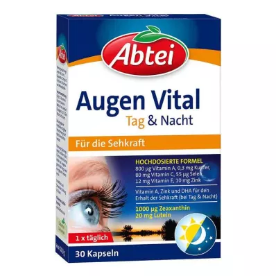 Abbey Eyes Vital Day &amp; Night Capsules, 30 pcs