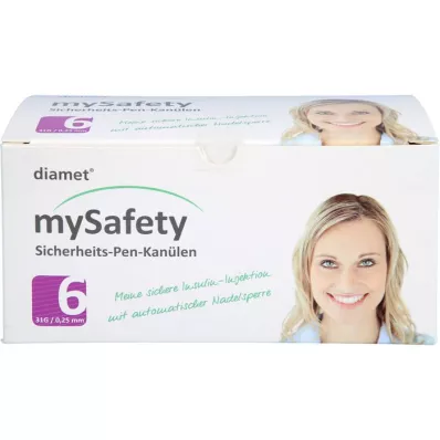 DIAMET mySafety safety pen Kan.31 G 0.25x6 mm, 100 pcs