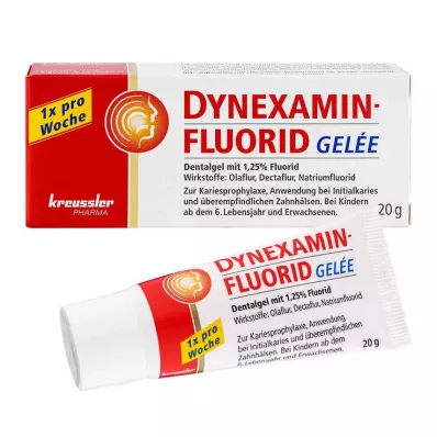 Dynexamine fluoride jelly dental gel, 20 g