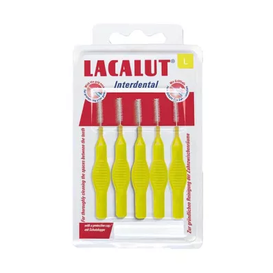LACALUT Interdental L brush diameter 4.0 mm, 5 pcs LACALUT Interdental L brush diameter 4.0 mm, 5 pcs