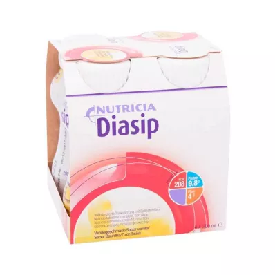 DIASIP Vanilla flavour, 4X200 ml