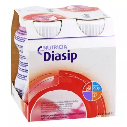 DIASIP Strawberry flavour, 4X200 ml
