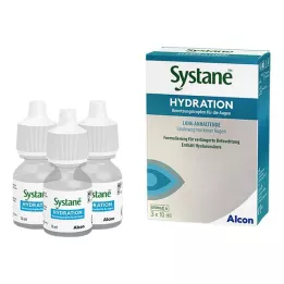 SYSTANE HYDRATION Wetting drops for the eyes, 3X10 ml
