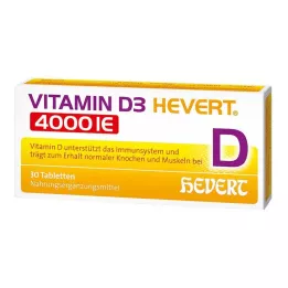 Vitamin D3 Hevert 4,000 IU tablets, 30 pcs