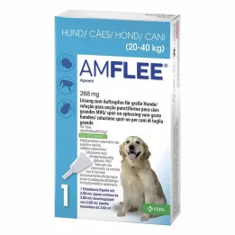 AMFLEE 268 mg spot-on solution for large dogs 20-40kg, 3 pcs