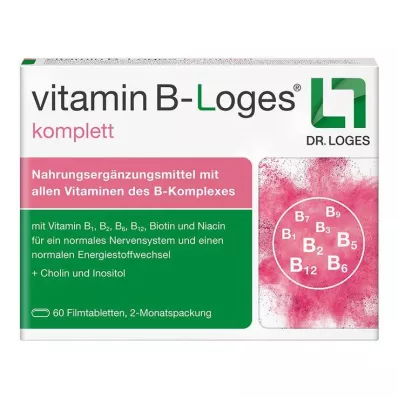 VITAMIN B-LOGES complete film-coated tablets, 60 pcs VITAMIN B-LOGES complete film-coated tablets, 60 pcs