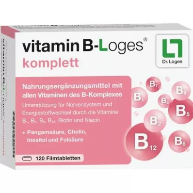 VITAMIN B-LOGES complete film-coated tablets, 120 pcs