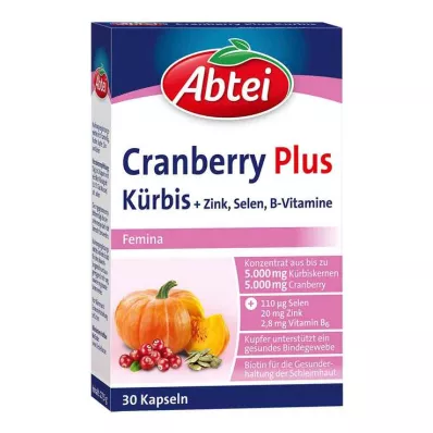 Abbey Pumpkin Plus Cranberry Capsules, 30 pcs Abbey Pumpkin Plus Cranberry Capsules, 30 pcs
