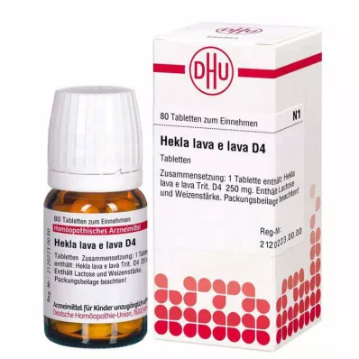 DHU Hekla lava e lava D 4 tablets, 80 pcs