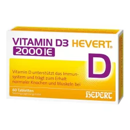 Vitamin D3 Hevert 2,000 IU tablets, 60 pcs