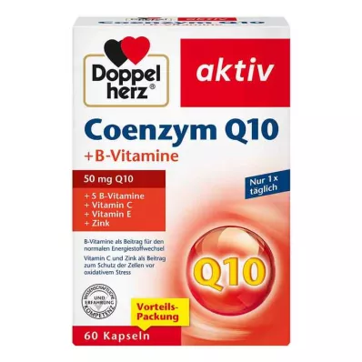 DOPPELHERZ Coenzyme Q10+B Vitamins Capsules, 60 Capsules DOPPELHERZ Coenzyme Q10+B Vitamins Capsules, 60 Capsules