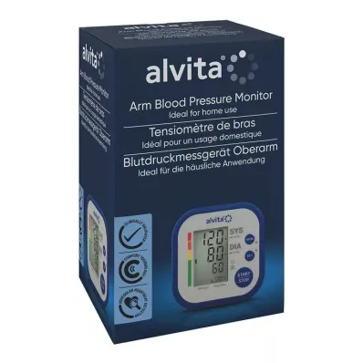 ALVITA Blood pressure monitor upper arm, 1 pc ALVITA Blood pressure monitor upper arm, 1 pc